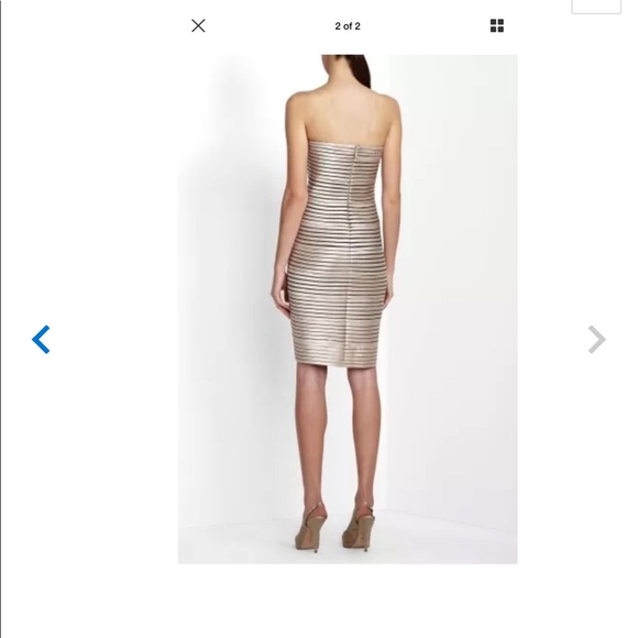 BCBGMAXAZRIA Beverly Strapless Dress NEW | Size: 2 - Picture 3 of 4
